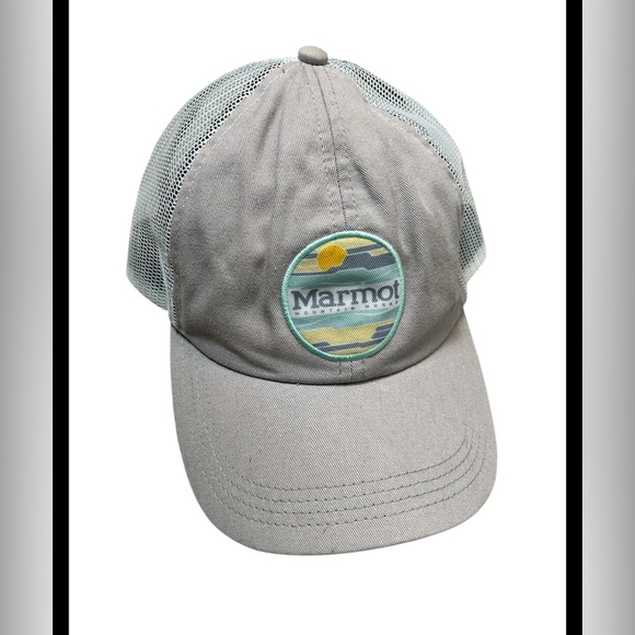 Marmot Accessories - Women’s Marmot Kira Trucker Outdoor Grey 100% Cotton Hat